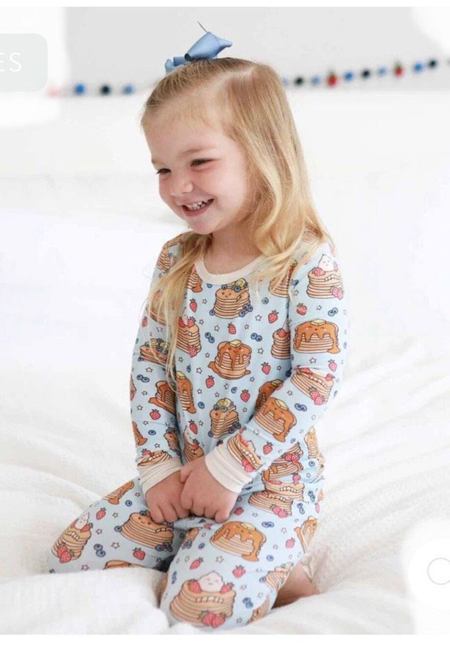 Caden Lane Brunch Buddies Two Piece Pajama Set Size 12-18 Months